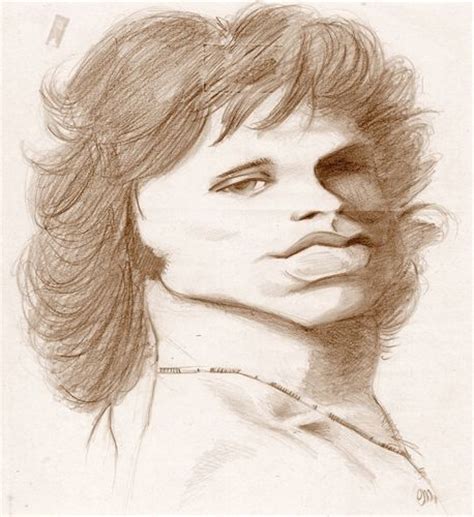 Jim Morrison By Eno Famous People Cartoon Toonpool