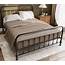 American Village And Vintage Style Princess Iron Bed In Black Powder 