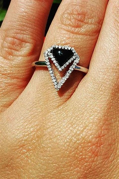 27 Unique Black Diamond Engagement Rings Oh So Perfect Proposal