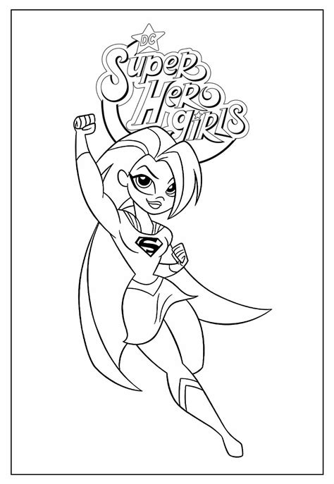 Desenhos De Dc Super Hero Girls Para Colorir Bora Colorir