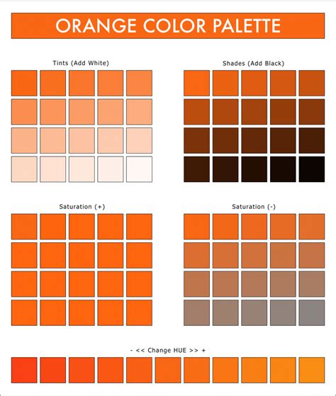 Orange Color Names Color Names Chart Orange Color Nam