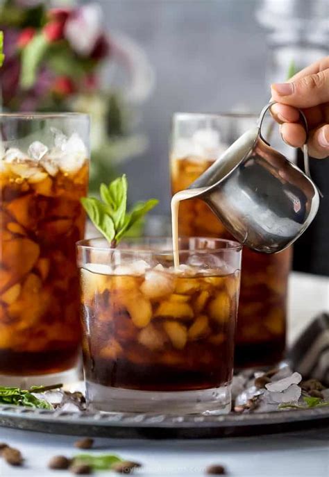 While coffee is brewing, mx your milk and spices. Coconut Milk Iced Coffee Recipe | How to Make Iced Coffee