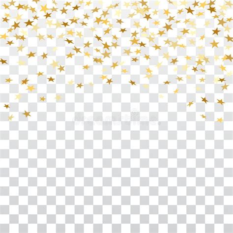 Gold Star Confetti Background Stock Vector Illustration Of Decorative
