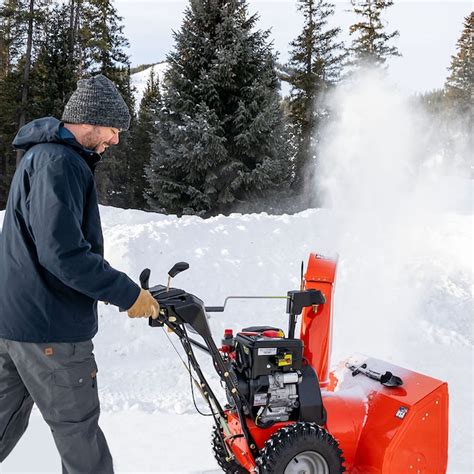 Ariens Deluxe 30 In Two Stage Self Propelled Gas Snow Blower In The