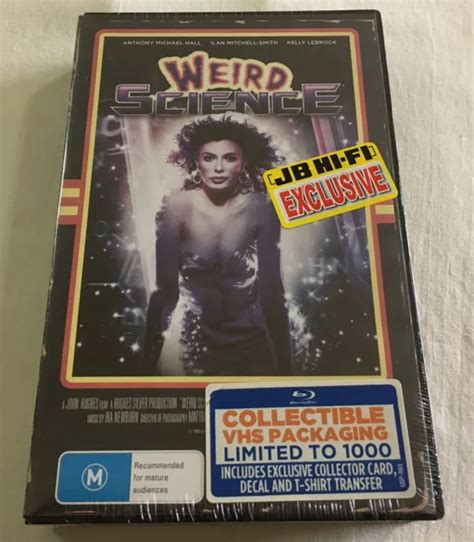 Weird Science 1985 Jb Hi Fi Rewind Vhs Case Blu Ray Region B New