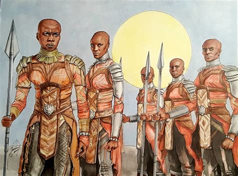 Dora Milaje By Hatterandharestudios Black Women Art