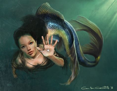 Mermaid By Millameh On Deviantart