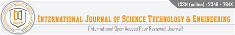 The songklanakarin journal of science and technology (sjst) founded in 1979 is dedicated to topics related to multidisciplinary science and technology. International Journal of Science Technology and ...