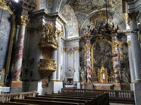 Oppulent Bavarian Baroque And Rococo Interior Style Architecture Inside