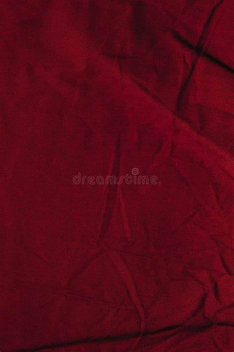 Red Wrinkled Fabric Texture Stock Photo Image Of Wave Wrinkled