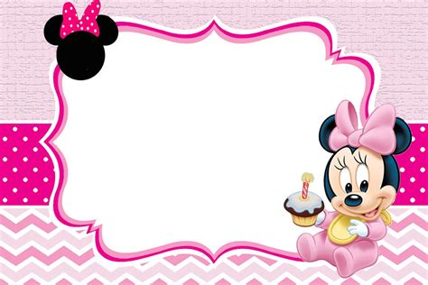 Add to favorites minnie mouse baby shower invitation, minnie mouse invite, diaper raffle, bring a book inserts, minnie mouse printable shower package. Baby Minnie Mouse Invitation Template | Convite minnie rosa