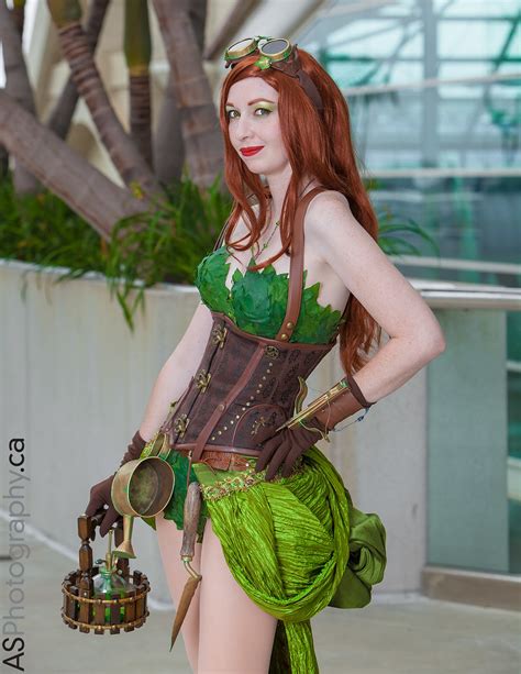 Steampunk Poison Ivy By Strange Like That Cosplay With Dc  Flickr