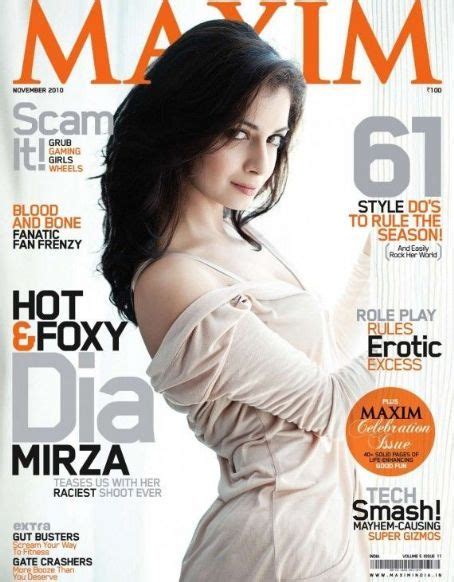 Diya Mirza Maxim Magazine Pictorial India November 2010 Famousfix