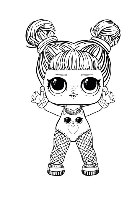 Lil roller sk8ter coloring page lol doll. OMG Dolls Coloring Pages - Coloring Home