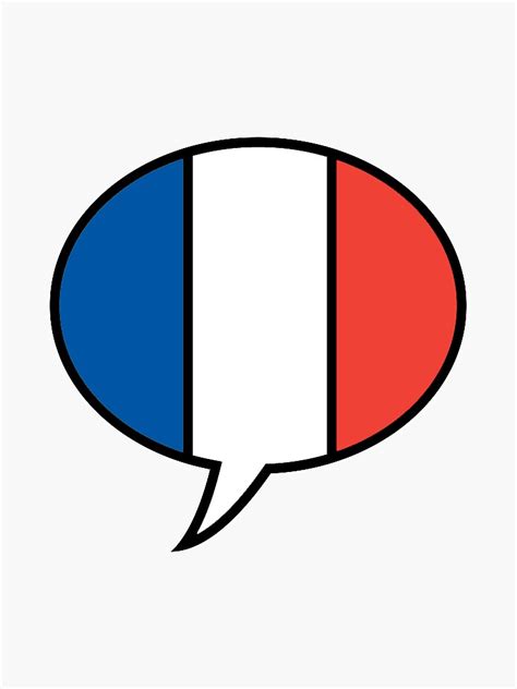 I Speak French Sticker For Sale By Electrichare Redbubble
