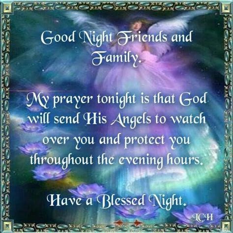 My Prayer Tonight Is That God Will Send His Angels To Watch Over You