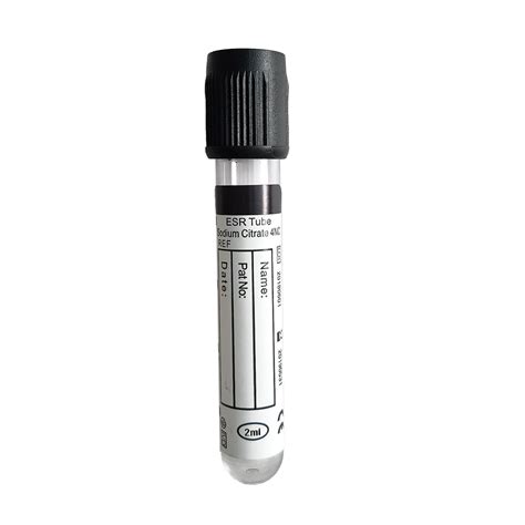 Vacuum Blood Collection ESR Tubes With Sodium Citrate Pc