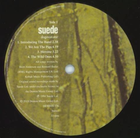 Suede Dog Man Star 180gram Olive Green Vinyl Uk 2 Lp Vinyl Record Set