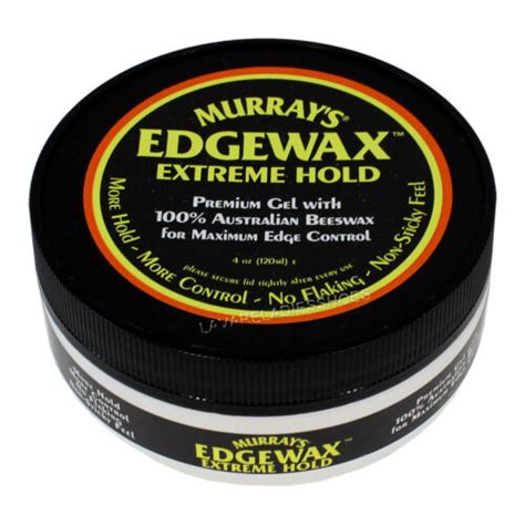 Murrays Edgewax Extreme Hold Edge Control Gel Australian Beeswax No