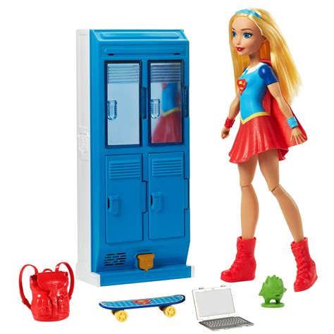 Dc Super Hero Girls Supergirl Locker Accessory And Doll