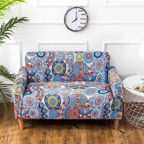 Modern Style Sofa Cover Spandex Elastic Polyester Print Living Room Couch Slipcover Chair