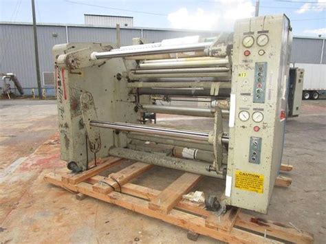 Used Used 64 Gloucester 124 Dual Turret Winder With Nips And Lay Ons