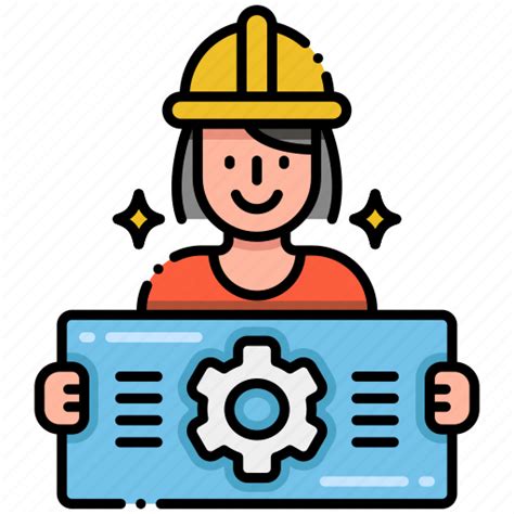 Engineer Female Technology Woman Icon Download On Iconfinder