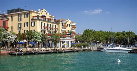 Italy Sirmione June 23 2013 Hotel Sirmione In Sirmione On Lake Garda