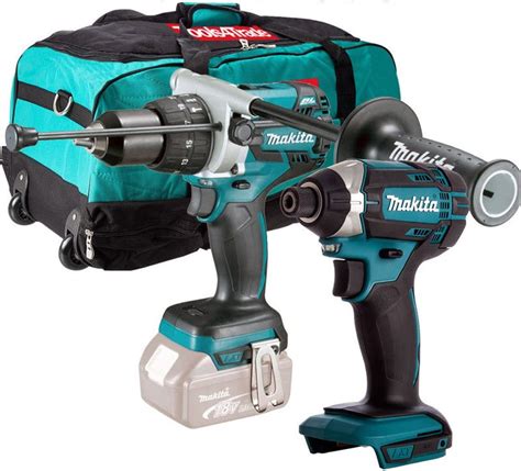 Makita Dhp481z 18v Lxt Brushless Combi Drill With Dtd152z Impact Driver And Bag Uk