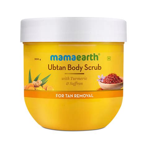 Buy Mamaearth Ubtan Body Scrub With Turmeric And Saffron For Tan Removal
