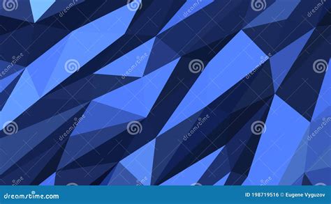 Royal Blue Abstract Background Geometric Vector Illustration Stock