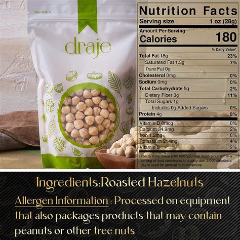 Dry Roasted Turkish Hazelnuts Pound In Resealable Bag Premium