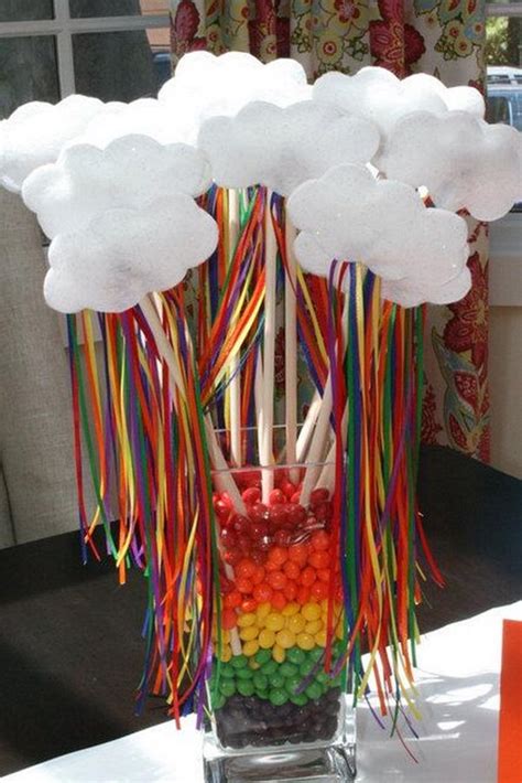 diy rainbow party decorating ideas  kids hative