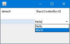 Java Removing The Border From Editable Jcombobox In Jtable Cell My