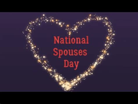 National Spouses Day January Activities And Why We Love Spouses Day YouTube