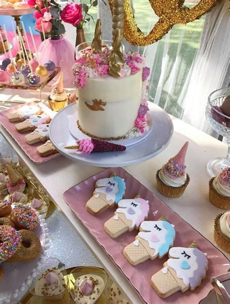 Magical Unicorn First Birthday Party Birthday Party Ideas And Themes