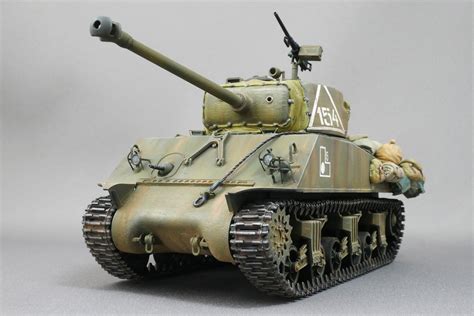 Sherman Tank M4a2 76 Red Army Dragon 135 Building Painting Plastic