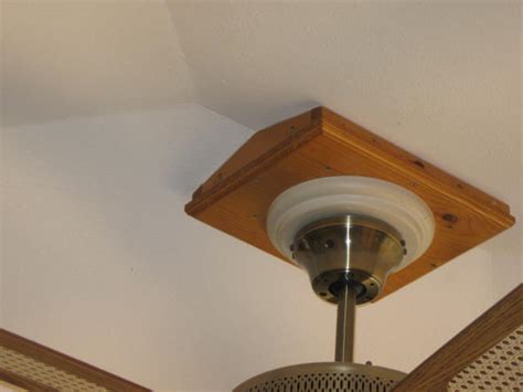 I'm renting of course, so i can't do much about the situation, but i'm wondering if i can add a pendant fixture? Cathedral ceiling fan box - Lighting and Ceiling Fans