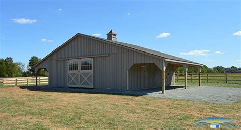 Low Profile Modular Horse Barn Horizon Structures