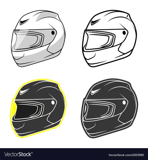 Motorcycle Helmet Vector Clip Art Helmet Drawing Helmet Tattoo