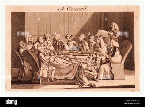 A Council England 1770 The Privy Council Or That Portion Of It