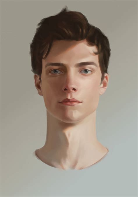 Study Color Male Face By Renakim On Deviantart