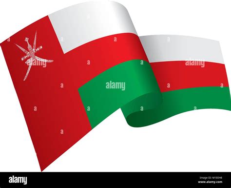 Oman Flag Vector Illustration Stock Vector Image And Art Alamy