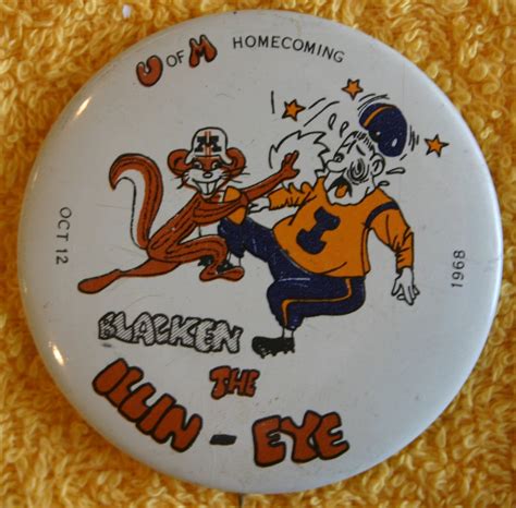 University Of Minnesota Homecoming Buttons 1968