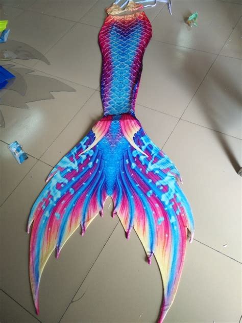 Rainbow Mermaid Tails For Swimming For Kids And Adult Fabric Tails