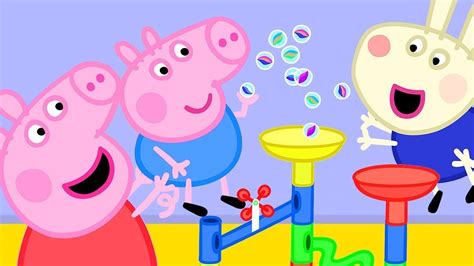 Peppa Pig Official Channel Peppa Pig S Fun Marble Run Games Youtube