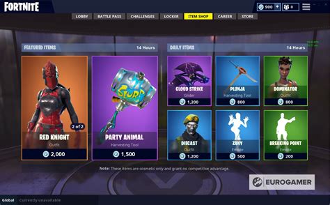 Current fortnite shop rotation november 19th 2019 new items: Fortnite Item Shop - August 15 update details • Eurogamer.net