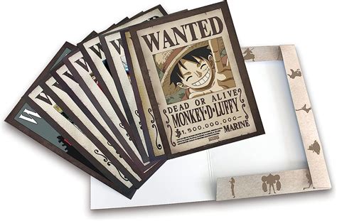 Abystyle One Piece Portfolio 9 Posters Wanted Luffys Crew Wano