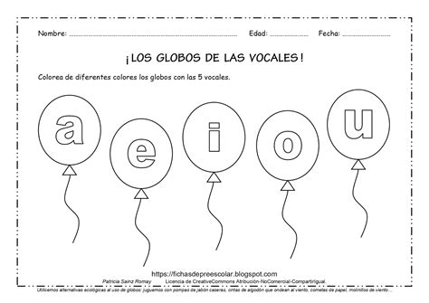 Fichas Para Repasar Las Vocales Imagenes Educativas Images