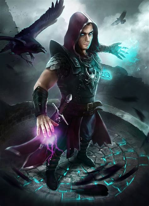 Warlock By Oana D On Deviantart Fantasy Art Men Dungeons And Dragons